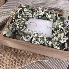 The Best Ring Bearer Holders- Exquisite Options That You'll Love Ring Box Wedding Diy, Sage Wedding, Sage Green Wedding, Ring Holder Wedding, Engagement Decorations, Future Wedding Plans, Cute Wedding Ideas, Wedding Ring Box, Wedding Boxes