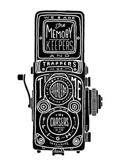 an old fashioned radio with the words memory keepers trapped on it's front cover