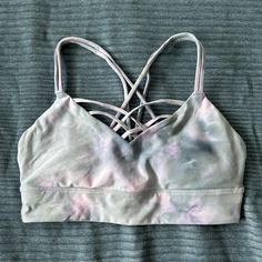 Target’s Joylab Brand Sports Bra In A Size Small Nwot, Never Worn And From A Smoke-Free Household! A Cute Pink/Purple/Blue Tie-Dye Pattern With Crisscross Straps Casual Strappy Gym Activewear, Casual Strappy Yoga Activewear, Casual Strappy Sports Bra For Workout, Casual Strappy Sports Bra For Gym, Casual Activewear With Straps For Gym, Casual Gym Activewear, Pink Activewear With Adjustable Straps For Gym, Casual Strappy Stretch Sports Bra, Casual Stretch Strappy Sports Bra