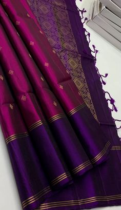 Dark Purple Kanchipuram Saree, Pattu Saree Colour Combinations, Purple Pattu Saree, Kanjivaram Sarees Silk With Prices, Purple Kanchipuram Saree, Dark Purple Saree, Saree Types, Saree Colours, Saree Color Combinations