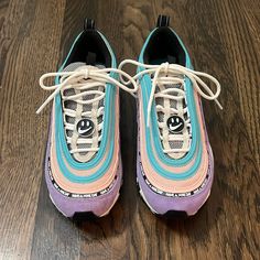 Nike Shoes, Air Max 97, “Have A Nike Day” Basically Brand New! Perfect Condition Shoes Air Max, Nike Shoes Air, Nike Shoes Air Max, Shoes Air, Shoes Color, Kids Nike, Shoes Shoes, Air Max, Kids Shoes