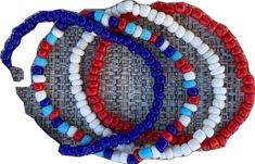 Multicolor Round Beads Bracelet For 4th Of July, Patriotic Colorful Beads Bracelet For Gift, Multicolor Beaded Bracelets For 4th Of July, Red Round Beads Bracelets For 4th Of July, Red Beaded Bracelets For 4th Of July, Patriotic Blue Friendship Bracelets, Patriotic Red Beaded Bracelets, Multicolor Beaded Bracelets For 4th Of July Gift, Patriotic Blue Friendship Bracelet