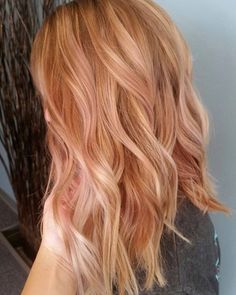 Jahodová Blond, Blond Rose, Buttery Blonde, Gold Hair Colors, Hair Color Rose Gold