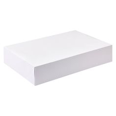 an empty white box on a white background