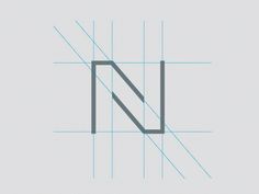 the letter n is made up of lines