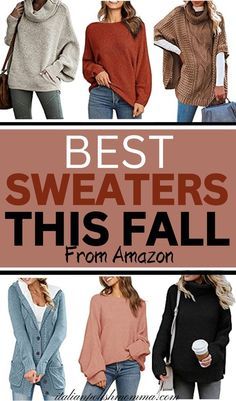 Sweaters For Mom, Womens Sweaters 2022, Best Fall Sweaters, Cute Fall Sweaters For Women, Fall Chunky Sweater Outfits, Warm Sweaters For Women, Fall Sweater Outfits 2023, Amazon Sweaters 2022, Cotton Sweaters For Women