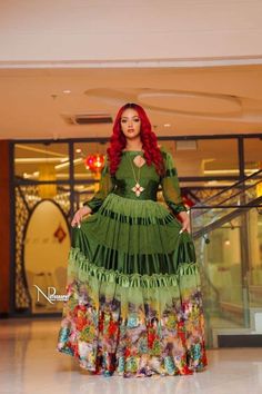 Beautiful Ethiopian and Eritrean Habeshan Dress. Stylish chiffon, 100% polyester. Green Georgette Maxi Chiffon Dress, Green Georgette Chiffon Maxi Dress, Eritrean Dress, Beautiful Ethiopian, Ethiopian Traditional Dress, Habesha Kemis, Dress Stylish, Different Dresses, Traditional Dresses