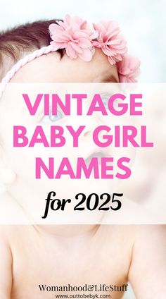 vintage baby girl names aesthetic