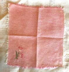 "Lot of 4 Three Cotton Hand Embroidered Floral Hankerchiefs and One Printed Strawberries All approximately 11\" Square In good used condition." Pink Embroidered Cotton Handkerchiefs, Prom Purse, White Wall Hanging, Beaded Evening Bags, Bridal Clutch, Peacock Green, Aquamarine Blue, Rug Hooking, Pick One