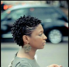 Love this! Nice TWA Protective Style Low Cut Hairstyles, Black Hair Short Cuts, Blond Ombre, Twa Hairstyles, Side Braid Hairstyles, Hairstyles Natural, Tips Hair, Afrikaanse Mode