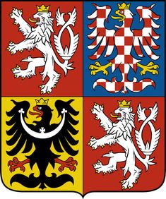 the coat of arms of three different countries