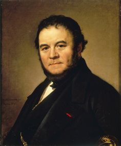 a painting of a man in a suit and tie