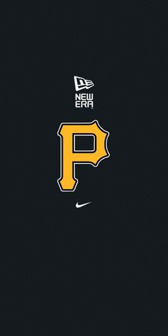 the pittsburgh pirates logo on a black background