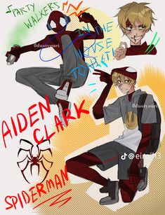 spider - man and the amazing spider - man are drawn in different styles, but they appear to be very similar