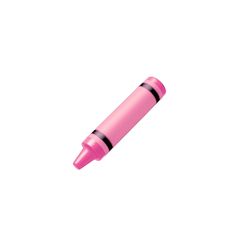 a pink pen with black tips on it