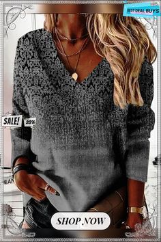 Ethnic Long Sleeve V Neck Casual Tunic Sweatshirt Gray Casual Blouse For Winter, Casual Gray Blouse For Winter, Casual Gray Winter Blouse, Patterned Long Sleeve Tops For Winter, Patterned Long Sleeve Winter Top, Bohemian V-neck Tops For Winter, Gray Long Sleeve Blouse For Winter, Winter Patterned Tops With Graphic Print, Winter Patterned Top With Graphic Print