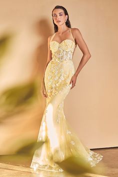 Step into the spotlight with the exquisite Andrea and Leo A1115 evening dress from the Spring 2024 Collection. This gown is your ticket to elegance and glamour for any special occasion. Elevate your prom look with this luxurious piece that exudes sophistication and style. Tulle Straps, Mermaid Gown Prom, Dreamy Gowns, Sheer Corset, Prom 2023, Long Formal Gowns, Fashion Fantasy, Outfit Styles, Sleeveless Gown