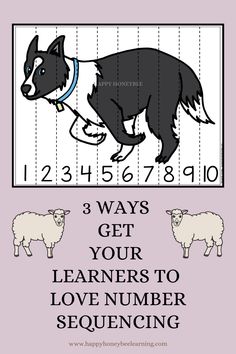 a poster with the words, 3 ways to learn numbers and how to use them