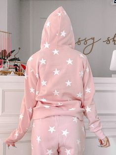 Meet the Pink Stargazer Hoodie from Sassy Shortcake! This sweatshirt is fleece lined and super cozy! Also available in a crewneck version. Matching shorts and joggers available as well! content: 60% cotton, 40% polyester Comfy Crew Neck Hoodie For Loungewear, Cozy Fit Crew Neck Hoodie For Loungewear, Comfortable French Terry Hoodie For Loungewear, Cute Winter Hoodie For Loungewear, Comfy Fleece Hoodie For Loungewear, Cozy Fit Fleece Hoodie For Loungewear, Cute Hooded Hoodie For Loungewear, Pink Comfy Hoodie For Loungewear, Comfy Pink Hoodie For Loungewear