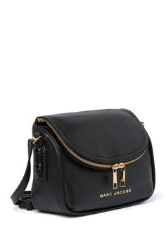 The perfect-sized miniature crossbody bag, crafted in supple leather with signature logo. Classic Flap Bag With Zipper Closure, Travel Crossbody Flap Bag With Zipper, Classic Flap Shoulder Bag With Zipper Closure, Modern Flap Bag With Zipper Closure, Mini Messenger Bag, Signature Logo, Leather Mini, Adjustable Straps, Marc Jacobs