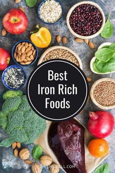 Meals High In Iron Recipes, Iron Foods Rich, High Iron Recipes Dinners, Foods High In Iron For Women, What Foods Are High In Iron, Low Iron Remedies, Meals Rich In Iron, Iron Rich Foods For Women, Good Iron Foods