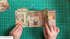 Mini Flip Book, Diy Journals, Journal Pockets, Recycled Books, Flip Books, Scrapbooking Paper Crafts, Slider Cards