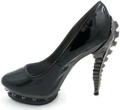 Step out in style with these sleek gothic matte black skeleton heel platform pumps. perfect for adding a touch of edge to any look, these shoes are a must-have for any fashionista looking to stand out. Chrome Skeleton, Reward Board, Steampunk Shoes, Alternative Shoes, Rockabilly Outfits, Black Punks, Club Shoes, Killer Heels, Black High Heels