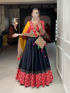 "#navaratrilehenga #printedlehenga #lehengacholi #cottonlehengacholi #lehengacholicollection #printedcollection #navratrilehengacollection #printnavratricholi #traditionallehenga #traditionalchaniyacholi #navratrispecial #navratrifestival #navratrichaniyacholi #navratrivibes #cottonchaniyacholi #cottonlehenga #chaniyacholi #navratricholi ✦We provide high quality Indian Ethnic wear for women. We house a wide range of collections of dresses, which include the designer lehenga choli ,bridesmaid leh Gujarati Chaniya Choli, Gota Patti Lehenga, Gamthi Work, Dandiya Dress, Zip Stitching, Garba Night, Garba Outfit, Lehenga Choli Latest, Black Lehenga Choli