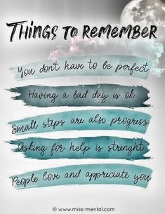 an image with the words things to remember on it