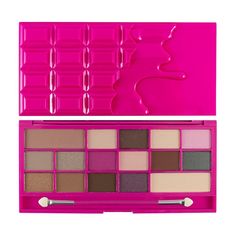 Revolution Chocolate Palette, Makeup Revolution Eyeshadow, Chocolate Eyeshadow Palette, Chocolate Eyeshadow, I Heart Makeup, Chocolate Palette, Heart Makeup, I Heart Revolution, Revolution Eyeshadow