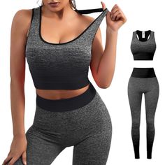 Grey & Black 2 Piece Sports Bra & Leggings Set In Excellent, Like New Condition. Size Small 91% Polyester 9% Spandex Measurements In The Last Photo Fast Shipping Create A Bundle & Save $$ New To Poshmark? Use Code: Itsprincessposh To Sign Up & Get $10 Off Check Out My Other Listings If You’re Into Items With These Tags Pink Y2k Vintage Juicy Couture Designer Barbiecore Bling Hello Kitty Sanrio Cherry Girly Tracksuit Nwt Nwot Pre Owned Leather Genuine Size Xs Small Athleisure Wear Fashion Nova Ch Gray Activewear For Gym With Medium Support, Gray Stretch Activewear For Training, Gray Medium Support Activewear For Gym, Gray Compression Activewear For Workout, Gray Stretch Activewear For Workout, Gray Stretch Activewear For Sports, Gray Gym Activewear, Gray Sports Bra For Workout, Gray Fitted Sports Bra For Workout