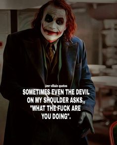 the joker quote from batman movie