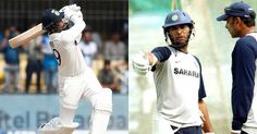 three different shots of the same person playing cricket