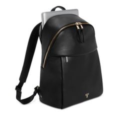 Tumi Voyageur Holland Leather Backpack Elegant Travel Backpack With Leather Backing, Luxury Backpack For Commuting, Luxury Standard Backpack For Commuting, Elegant Backpack For Commuting, Luxury Commuter Standard Backpack, Elegant Commuting Backpack, Elegant Leather Backpack For Commuting, Luxury Leather Backpack For Commuting, Luxury Bag With Removable Pouch For Commuting