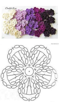 crochet doily patterns for flowers