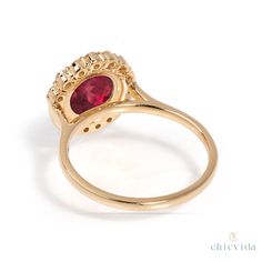 DetailsMade to orderMaterial: 14k/18k GoldColor Options: Yellow Gold, White Gold, Rose Gold,★ Center Stone:Ruby, RoundSize: 8 mmApprox Weight (Ct): 1.95★ Accent Stones:Diamond RoundSize: 2 mm * 7 Nos, 1.5 mm * 10 NosApprox Weight (Ct): 0.385 Elegant Gold Ruby Ring With Halo Design, Elegant Yellow Gold Ruby Ring With Halo Design, Elegant 14k Gold Ruby Ring With Halo Design, Yellow Gold Halo Ring With Ruby, Heirloom Yellow Gold Ruby Ring With Halo Design, Heirloom Ruby Ring In Yellow Gold With Halo Design, Formal Yellow Gold Ruby Ring With Halo Design, Formal 14k Gold Ruby Ring With Halo Design, Classic 14k Gold Ruby Ring With Halo Design