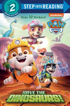 the dvd cover for paw patrol save the bushnuts, featuring two puppies