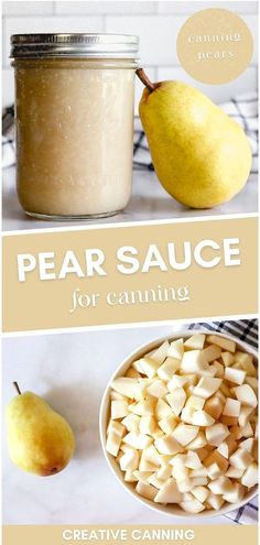 pear sauce for caning is an easy and delicious recipe that's ready in under 30 minutes