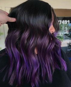 Purple Balayage, Hair Inspiration Long, Hair Color Formulas, Hair Streaks, Dyed Hair Inspiration, Brown Hair Balayage, Burgundy Hair