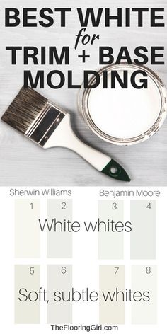 the best white paint for trim and base molding by behrannn moore