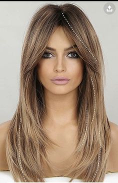 Womens Haircuts Long Curtain Bangs, 2023 Long Hair Trends For Women With Bangs, Jawline Curtain Bangs, Long Shag With Curtain Fringe, Long Hairstyles For Thinner Hair, Straight Across Bangs Long Hair Layers, Long Bob Haircuts For Thick Hair, Long Hair With Bangs And Layers Over 40, Side Swept Bangs Long Hair With Layers