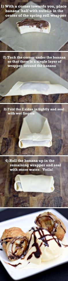 the steps to make an ice cream sandwich