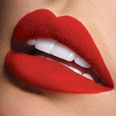 Ruby Red 4 Matte Lipstick Lips Ideas, Ruby Woo Lipstick, Matt Lipstick, Matte Red Lips, Mac Ruby Woo, Best Red Lipstick, Lip Sticks, Red Lipstick Makeup, Beautiful Teeth