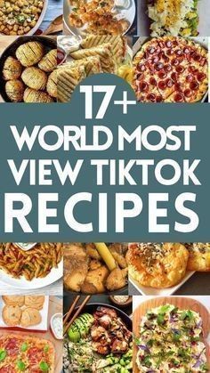 Tik Tok Recipes Videos Dinner Easy, Most Popular Dinner Recipes, Tik Tok Recipes, Quick Delicious Dinner, Kitchen Hacks Food, Viral Recipes, Tiktok Recipes, Popular Dinner Recipes