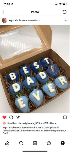 Fathers Day Treats Ideas, Happy Father’s Day Chocolate Covered Strawberries, Father’s Day Treat Boxes