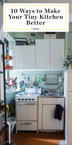 the kitchen is clean and ready to be used as an appliance for cooking