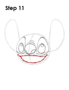 how to draw the face of a cartoon character with pencils and markers step 11