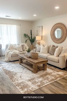 the living room is clean and ready to be used for entertaining guests or family members