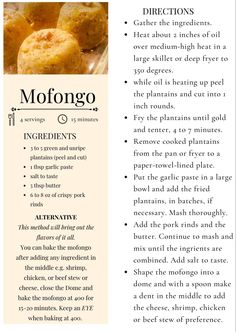 the recipe for molfongo doughnuts is shown