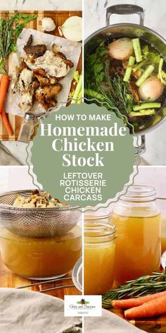 how to make homemade chicken stock leftover recipe